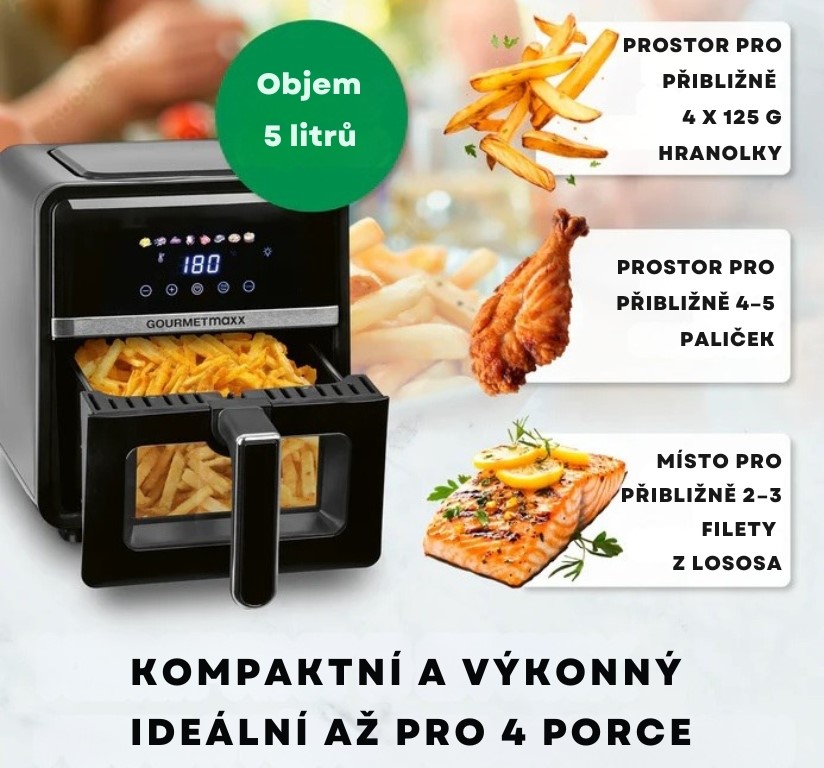 GourmetMaxx Horkovzdušná fritéza 16539 (6)